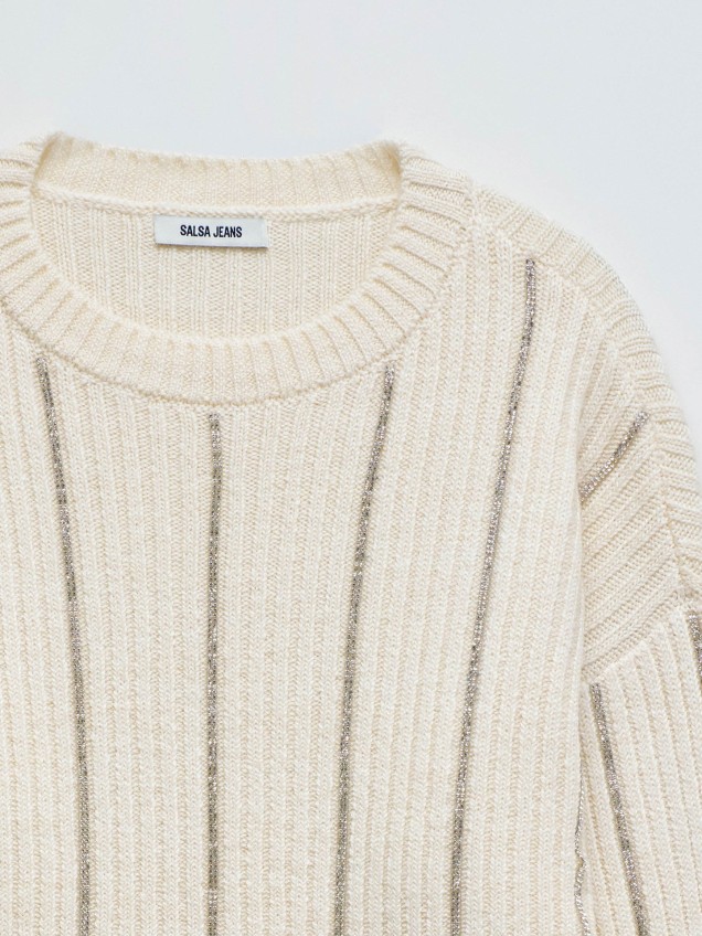 Camisola de Malha Canelada