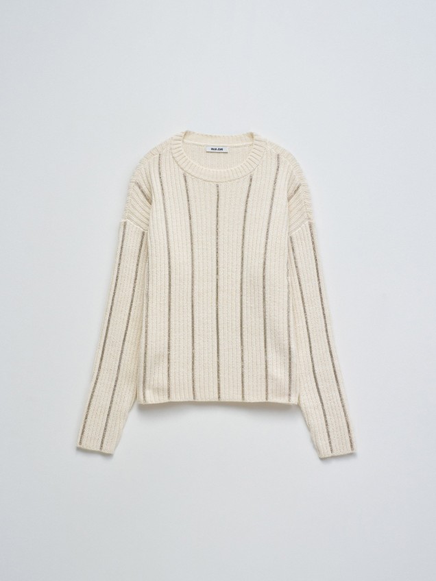 Camisola de Malha Canelada