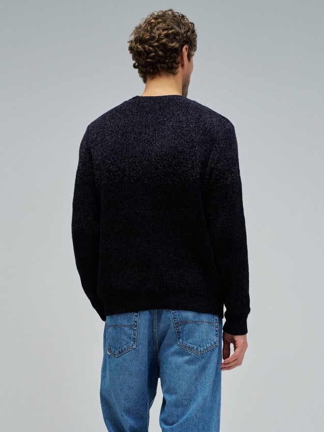 Camisola de Malha com Efeito Gradiente