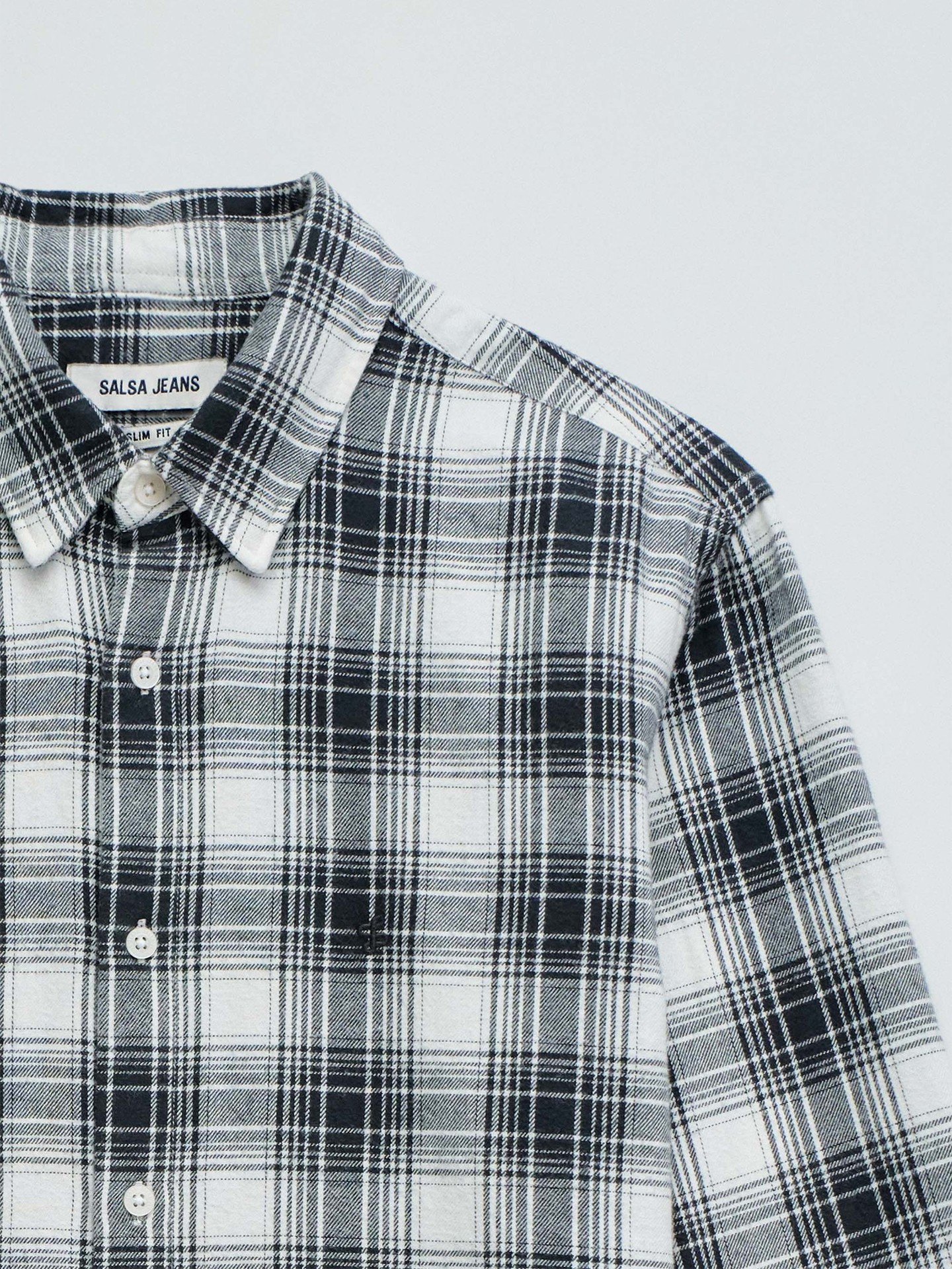 Camisa com Padrão Xadrez