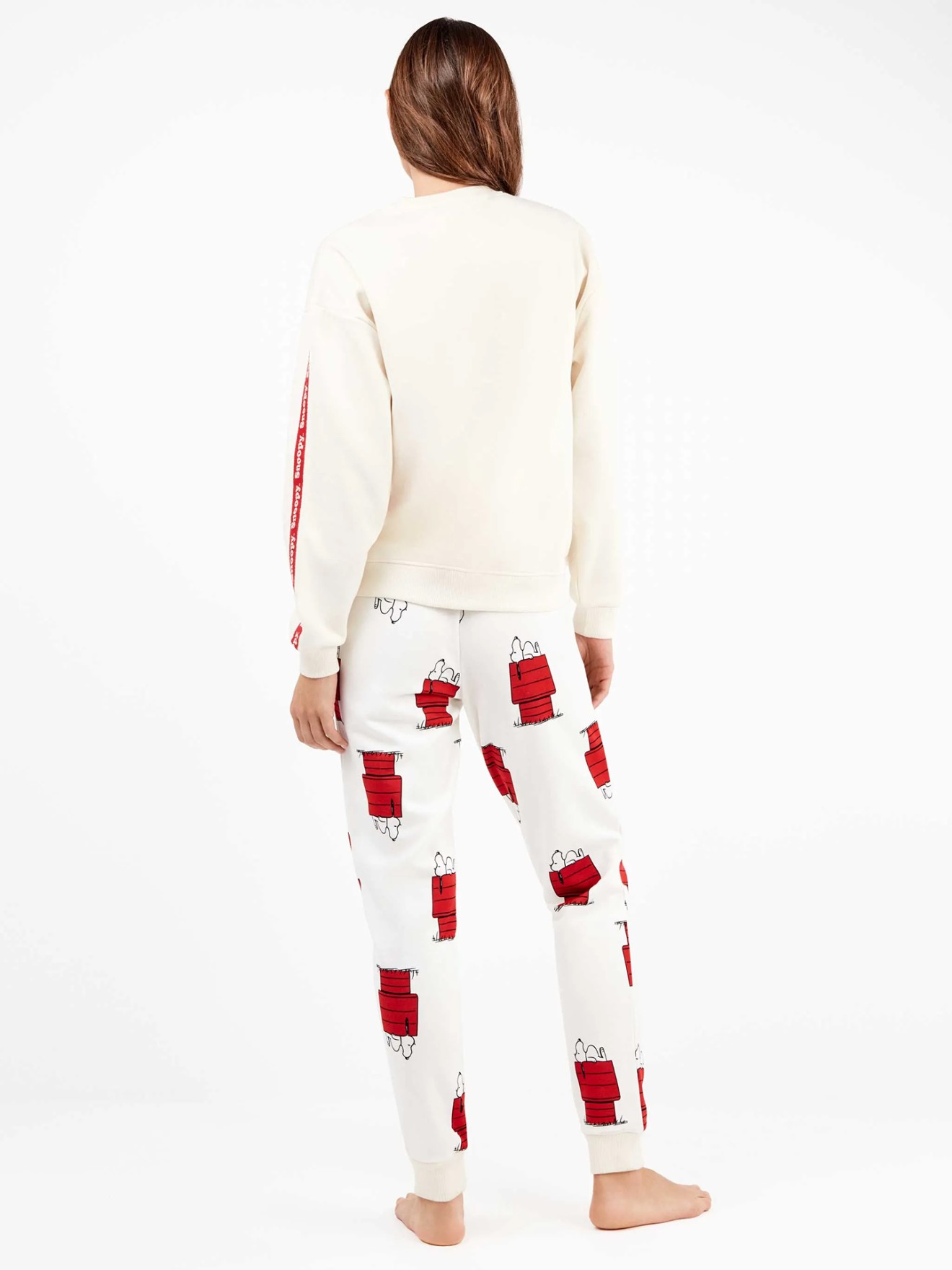 Pijama em Felpa Elástica Snoopy