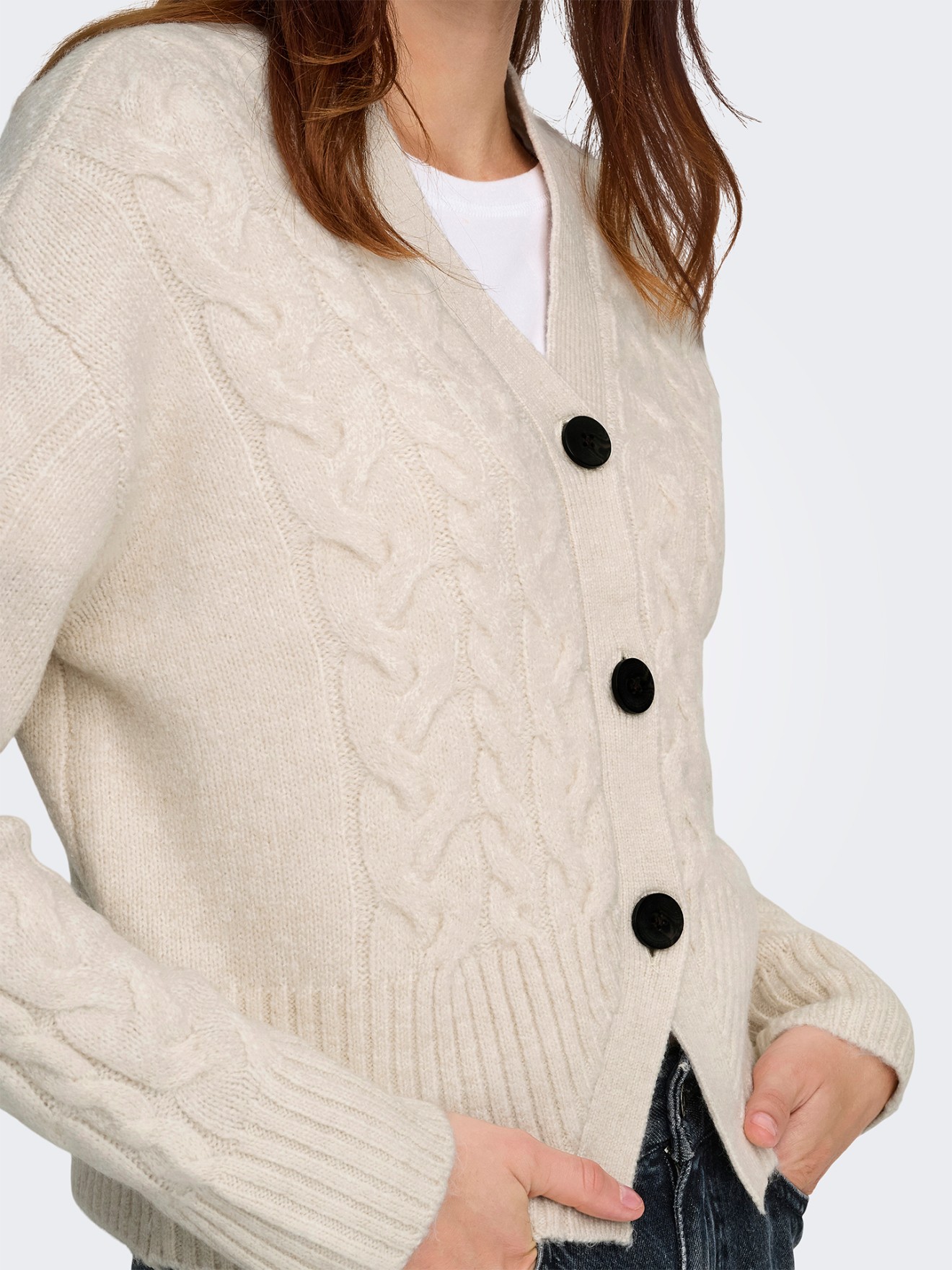 Casaco de Malha Entranada