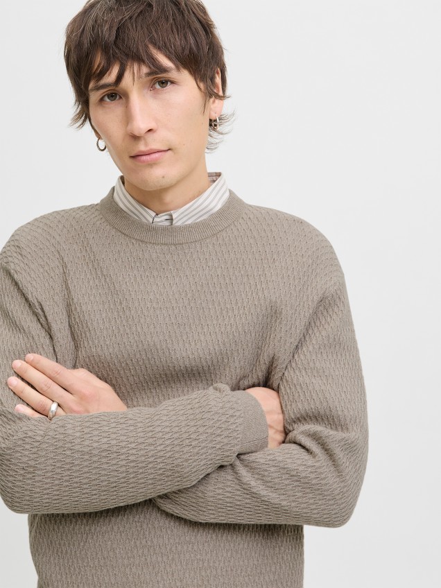 Camisola de Malha Tricotada