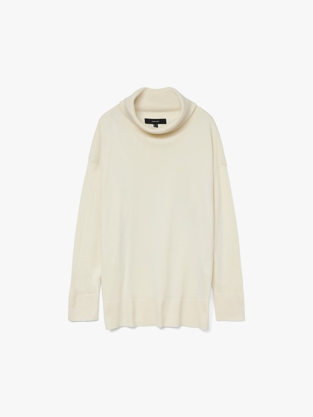 Camisola de Malha com Gola Alta