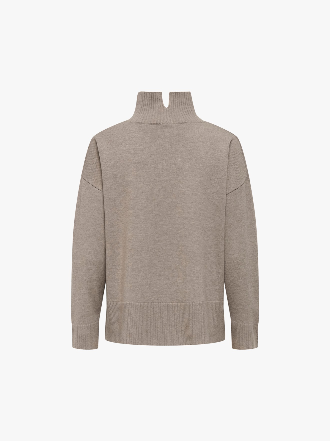 Camisola de Malha com Gola Alta