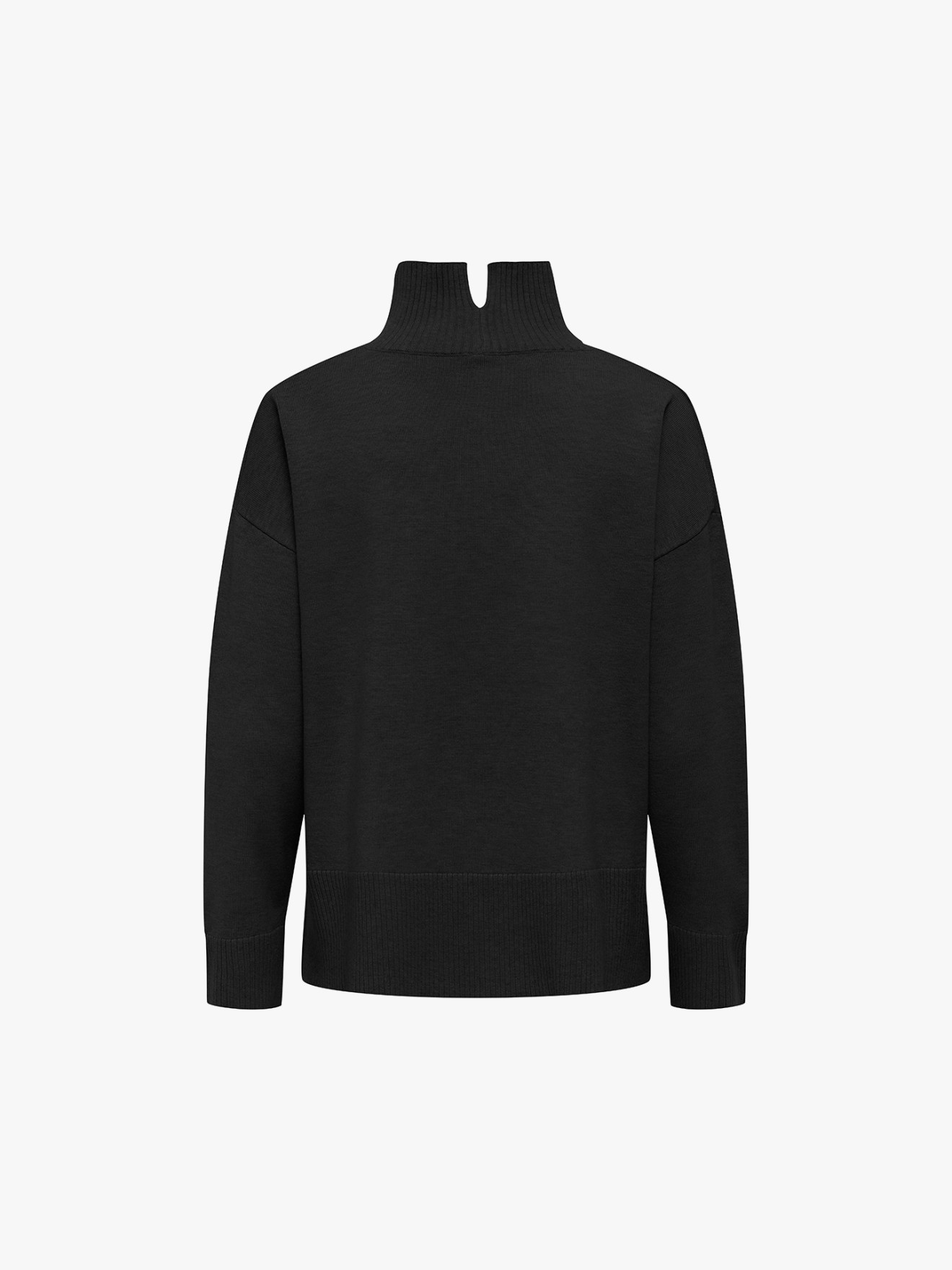 Camisola de Malha com Gola Alta