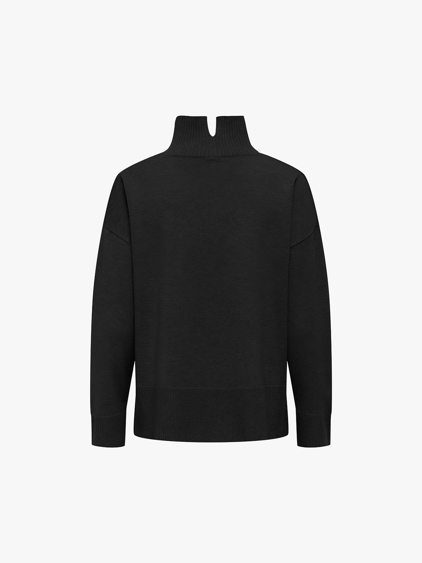 Camisola de Malha com Gola Alta