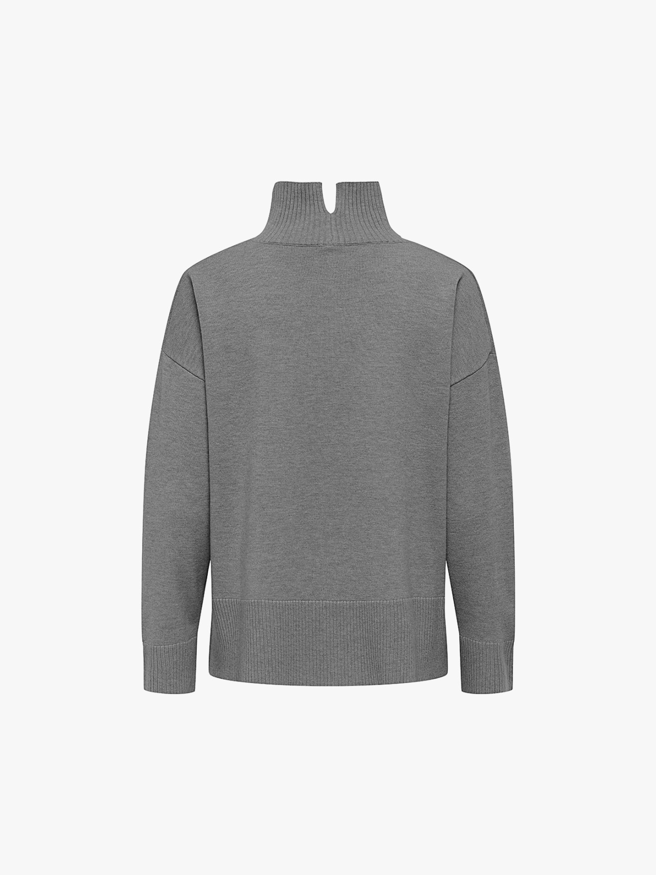 Camisola de Malha com Gola Alta