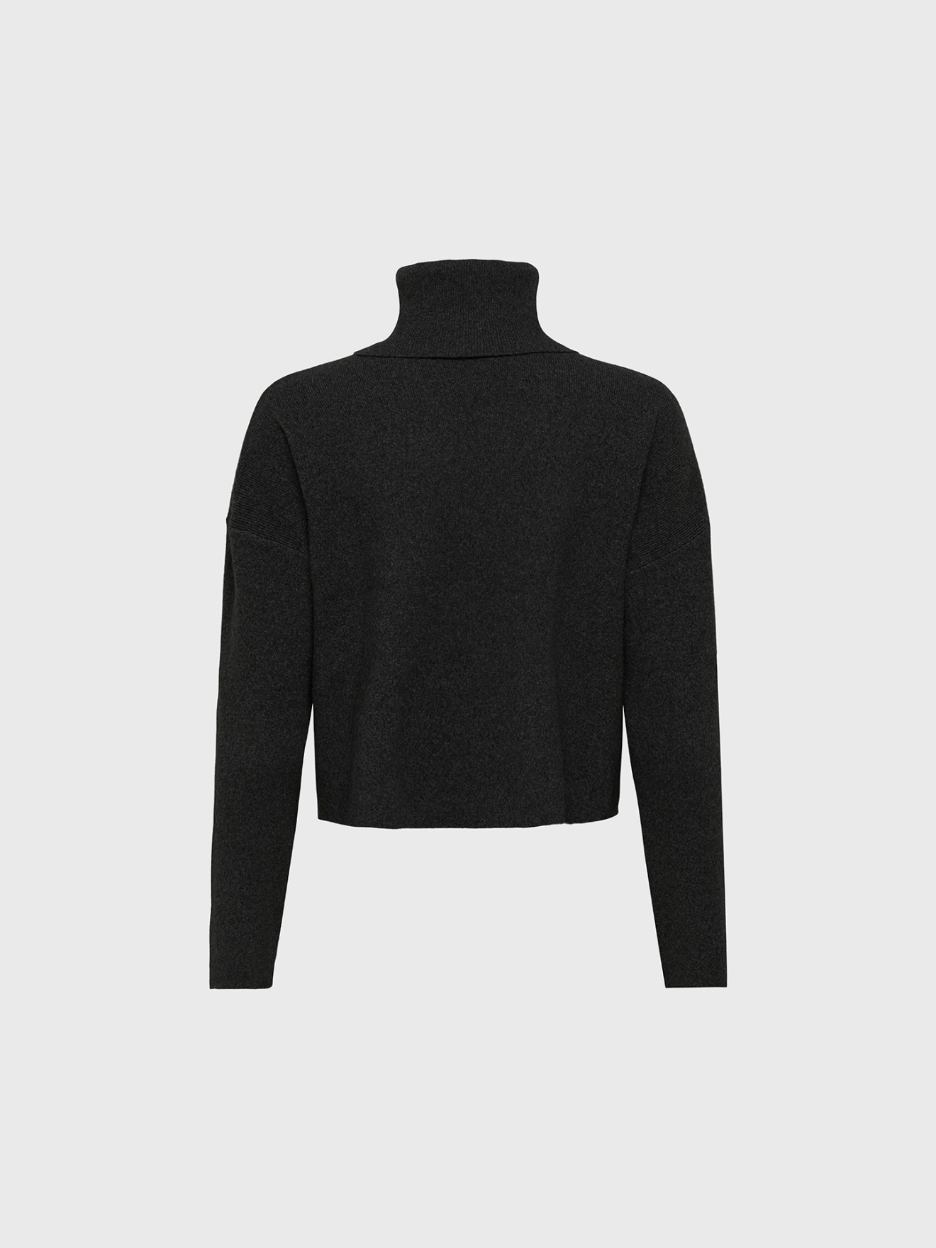 Camisola de Malha com Gola Alta