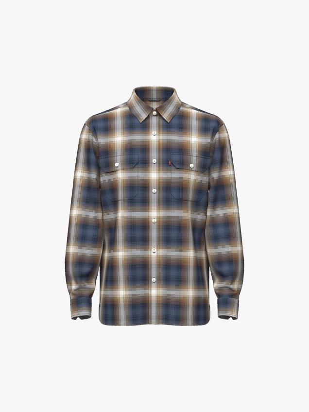 Camisa de Flanela Padrão Xadrez