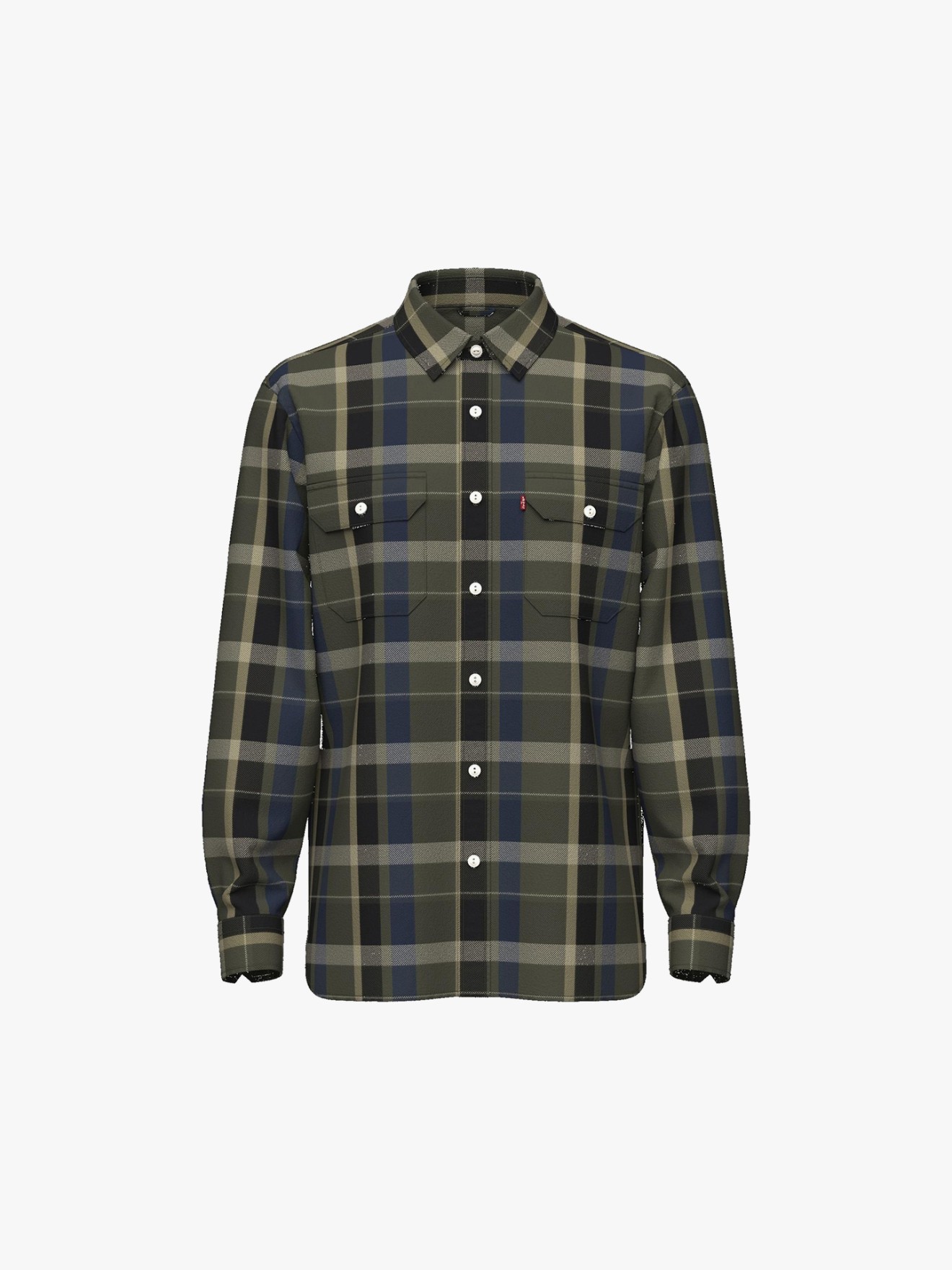 Camisa de Flanela Padrão Xadrez