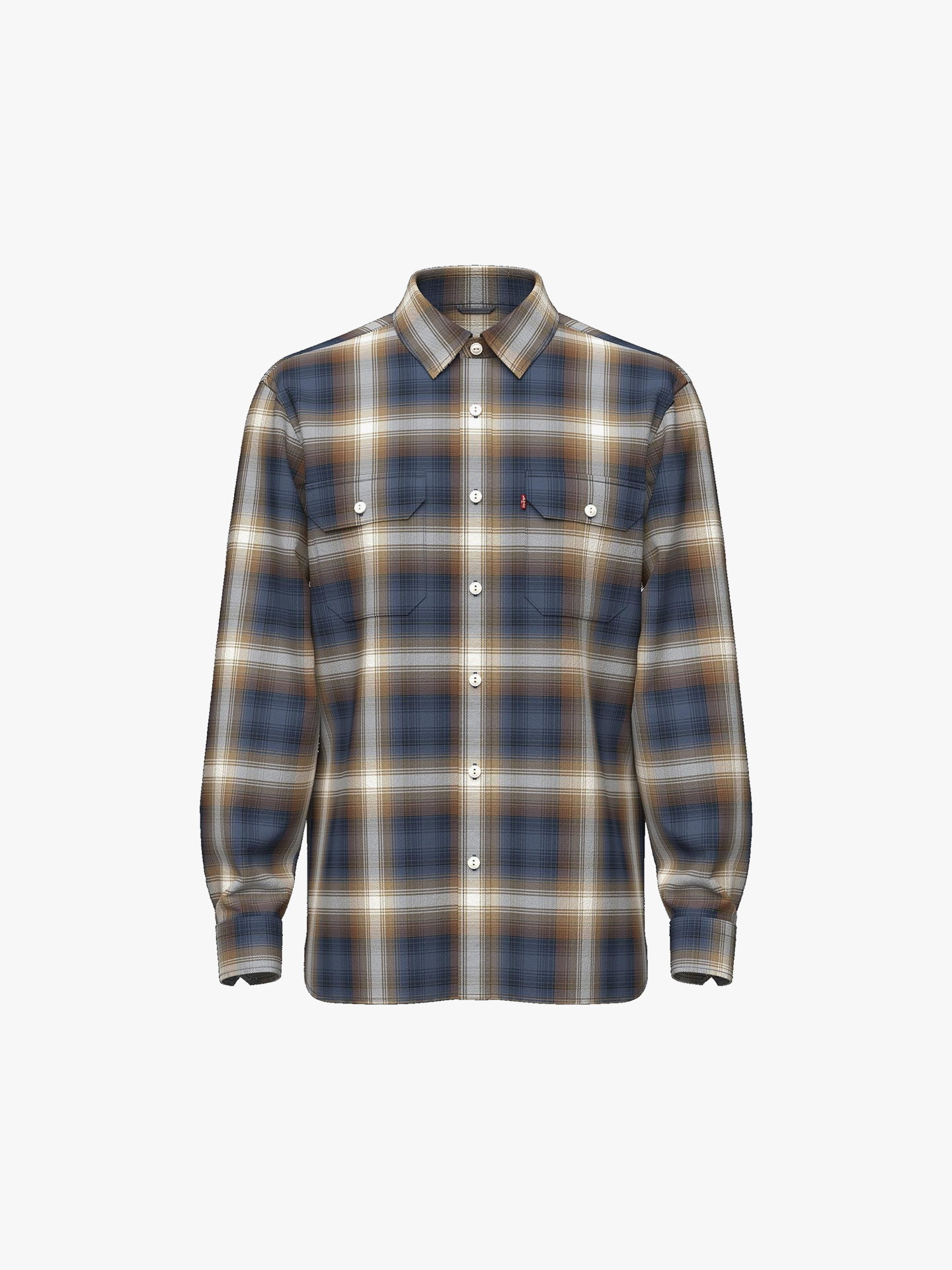 Camisa de Flanela Padrão Xadrez