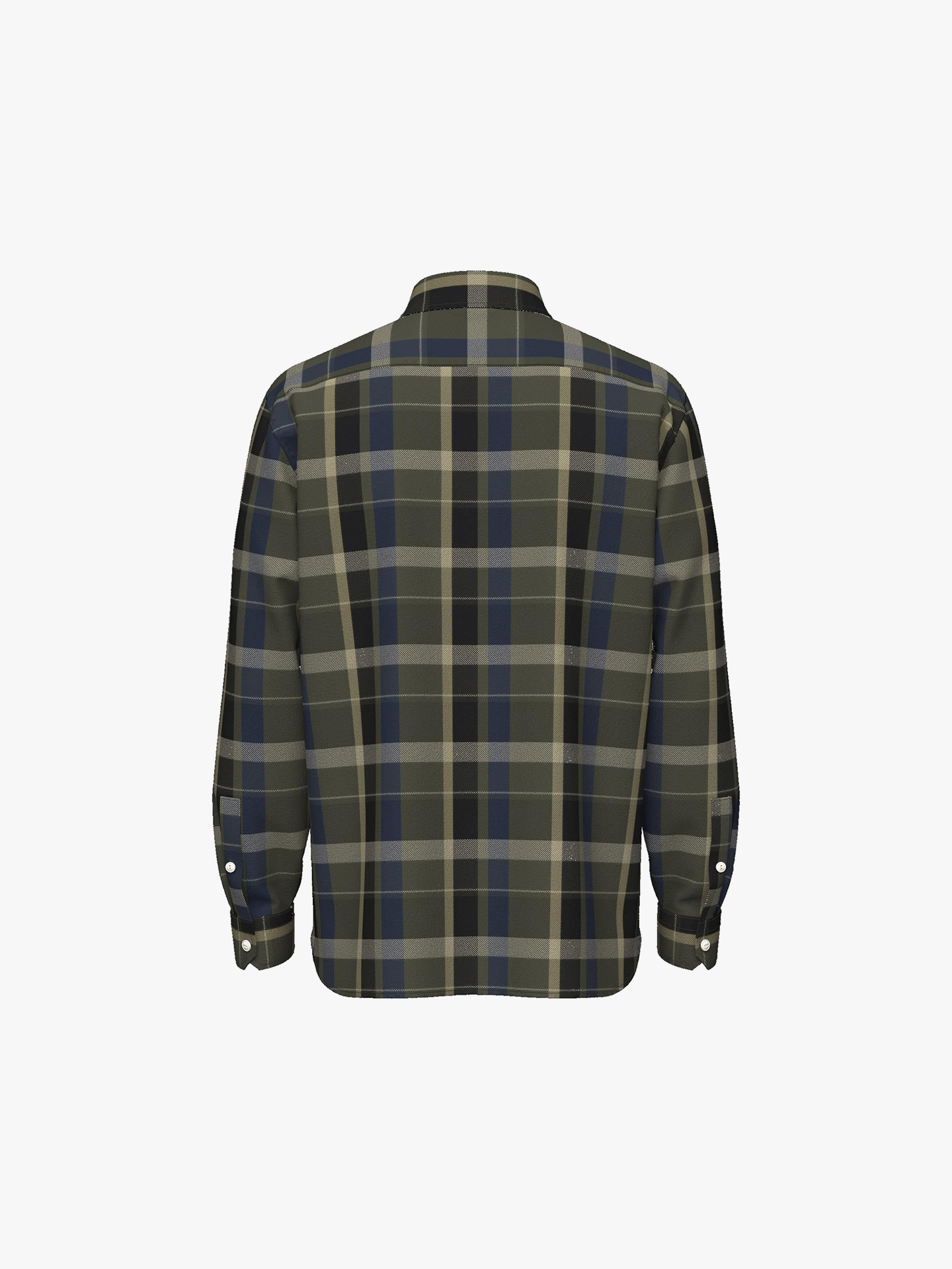 Camisa de Flanela Padrão Xadrez