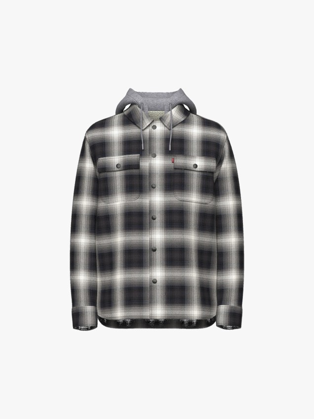 Sobrecamisa de Flanela Padrão Xadrez