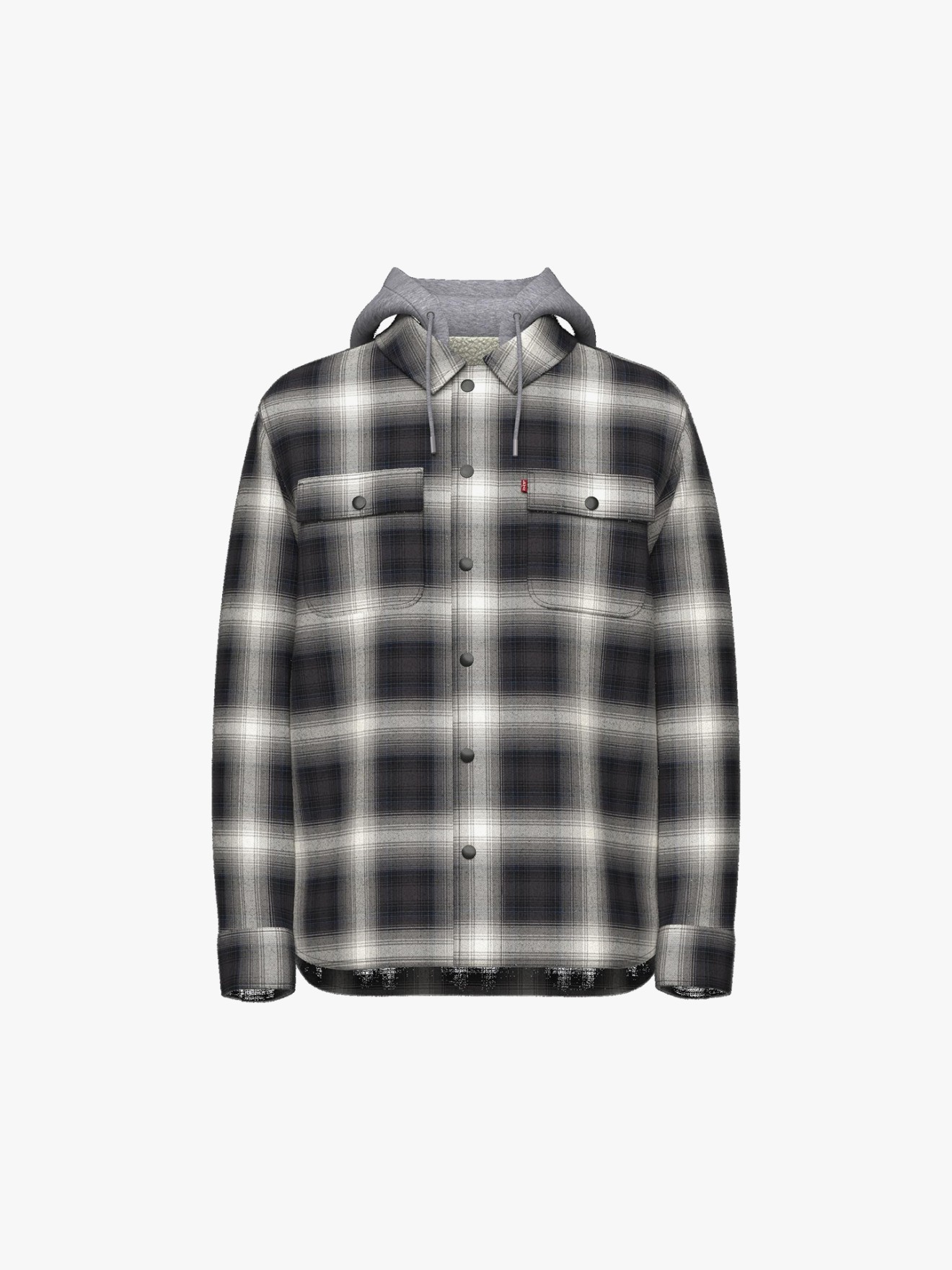 Sobrecamisa de Flanela Padrão Xadrez