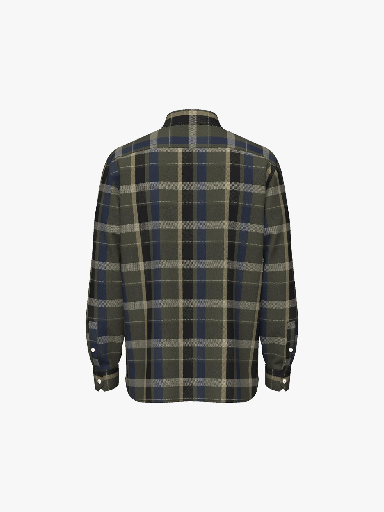 Camisa de Flanela Padrão Xadrez