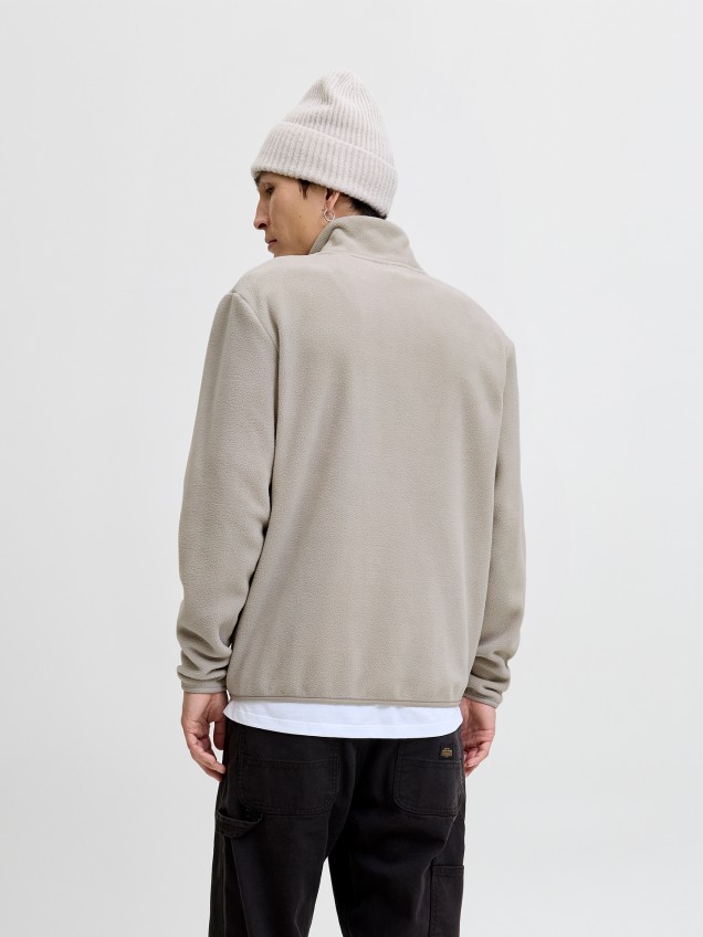 Casaco Polar com Gola Alta