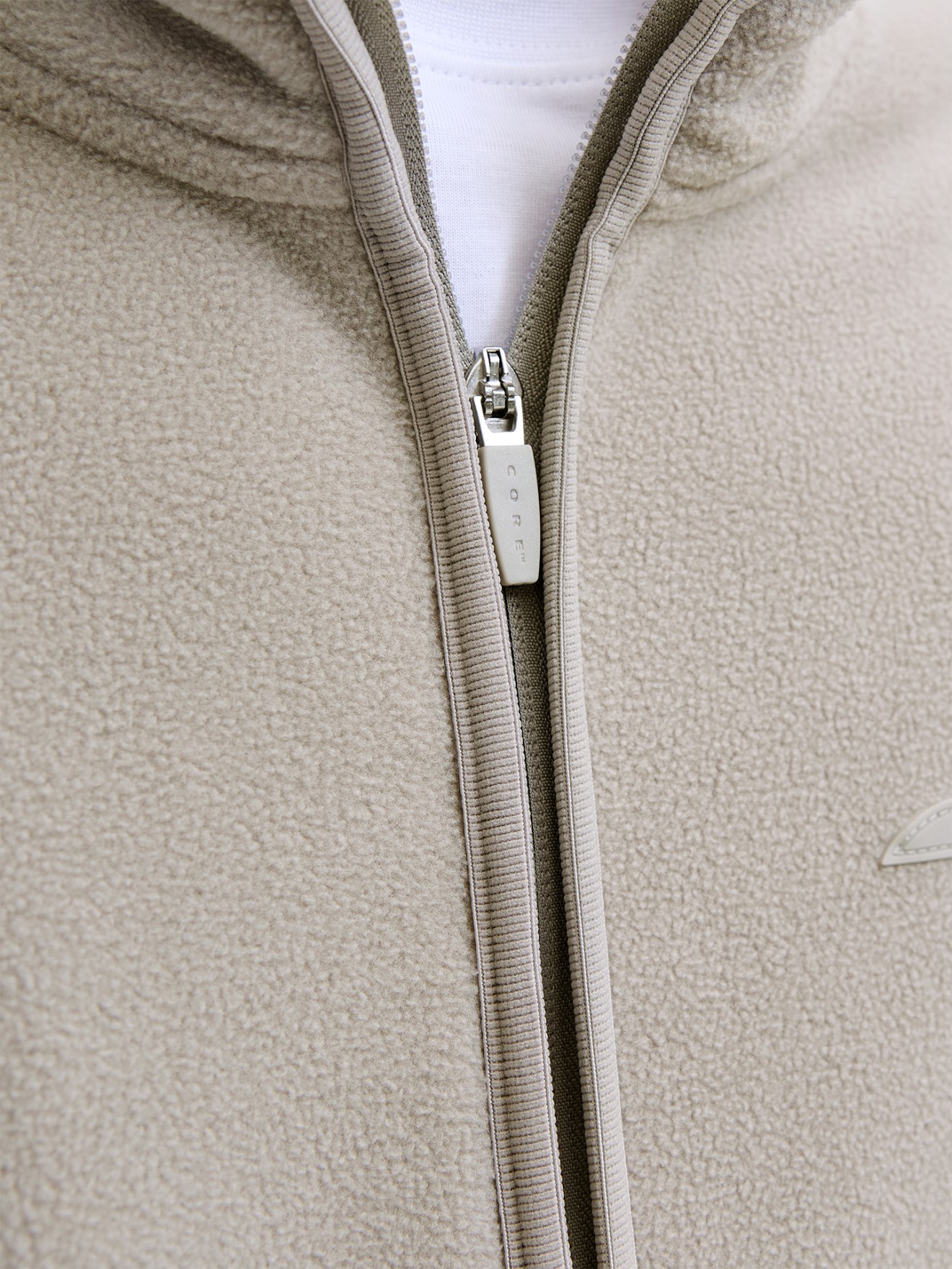 Casaco Polar com Gola Alta