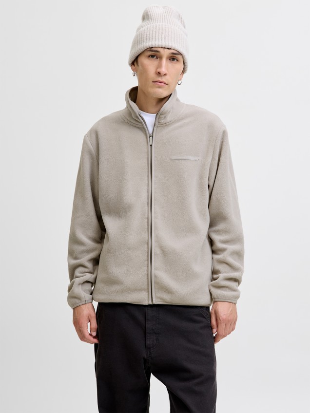 Casaco Polar com Gola Alta