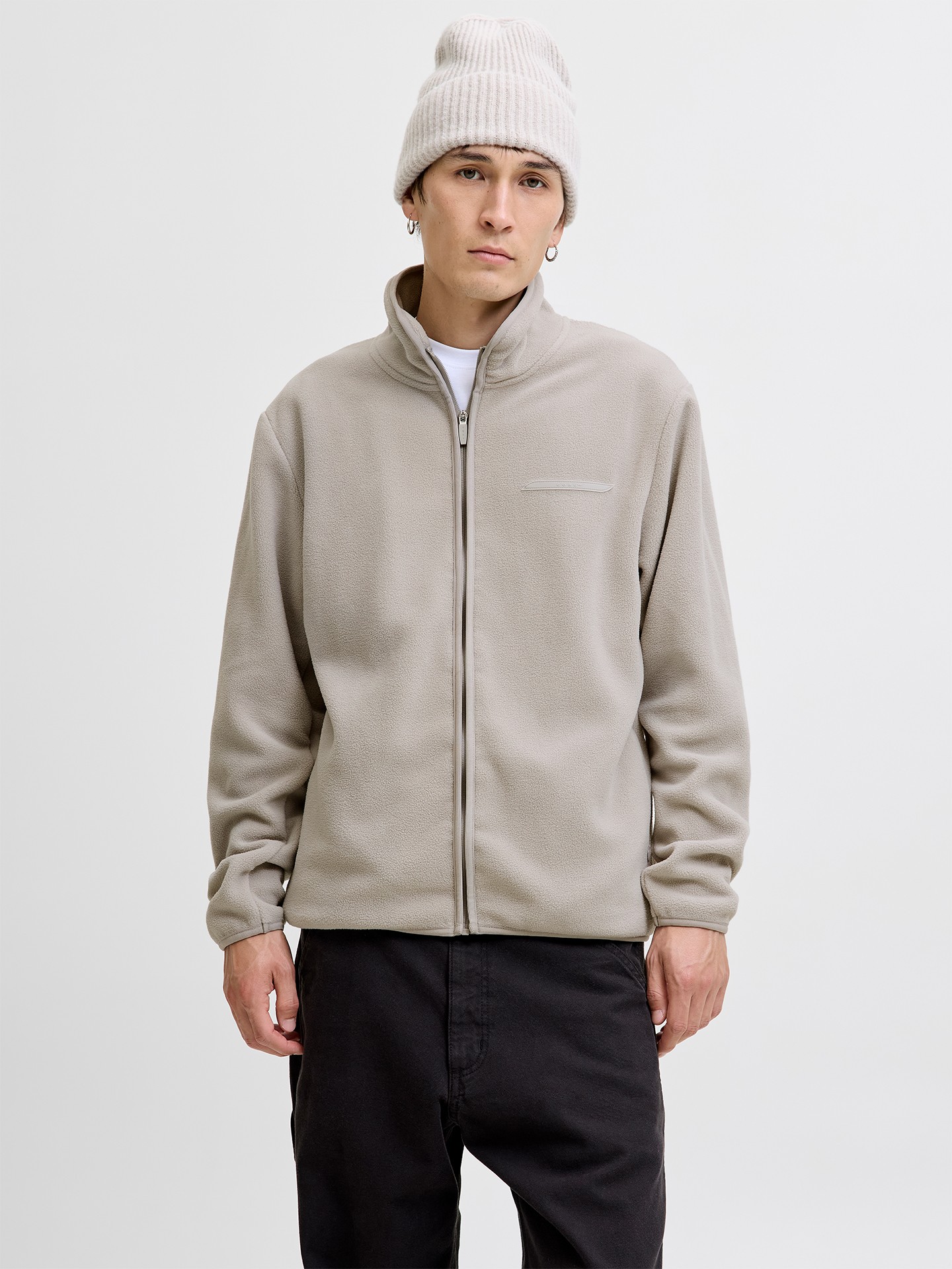 Casaco Polar com Gola Alta