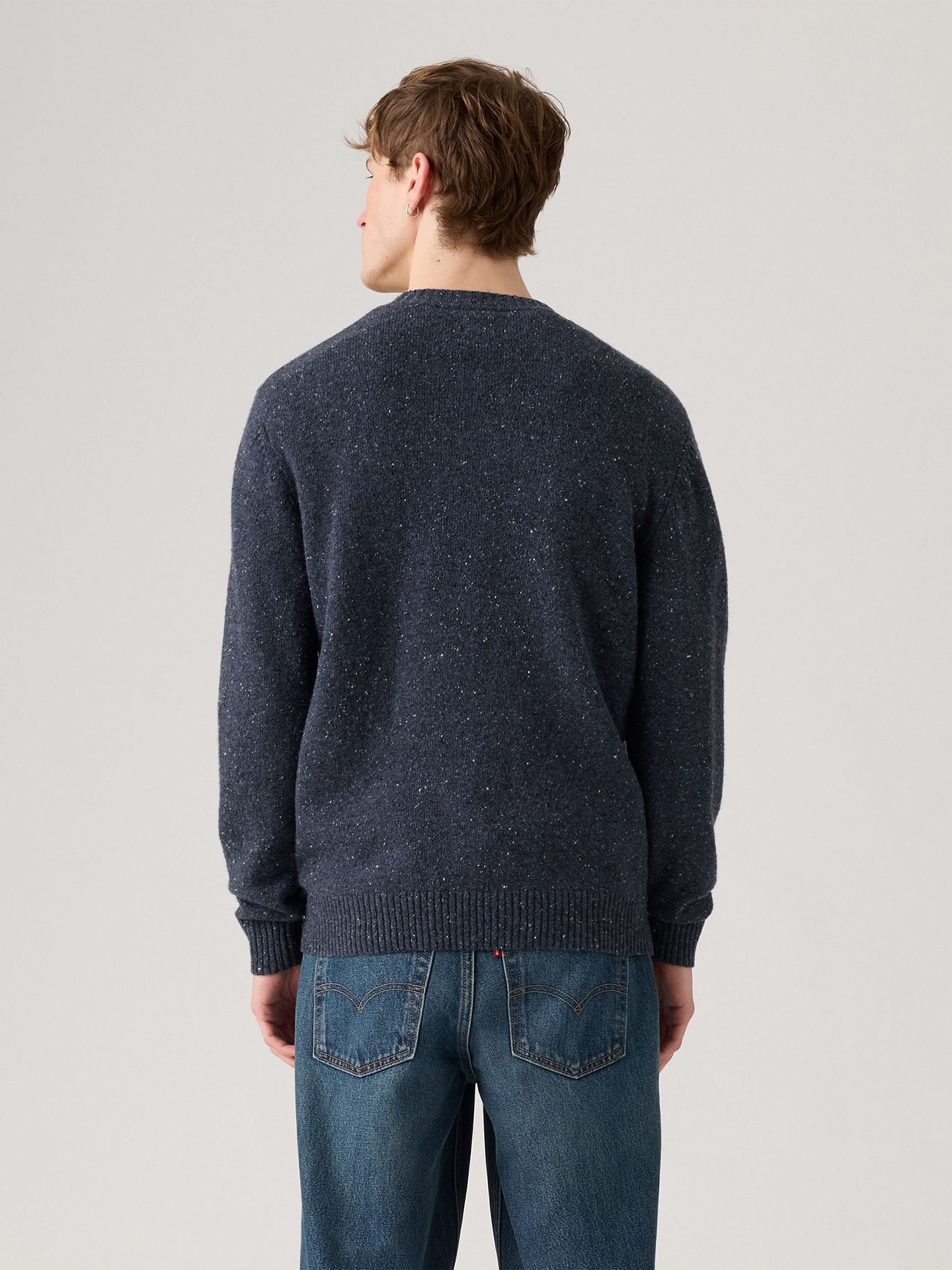 Camisola de Lã com Gola Redonda