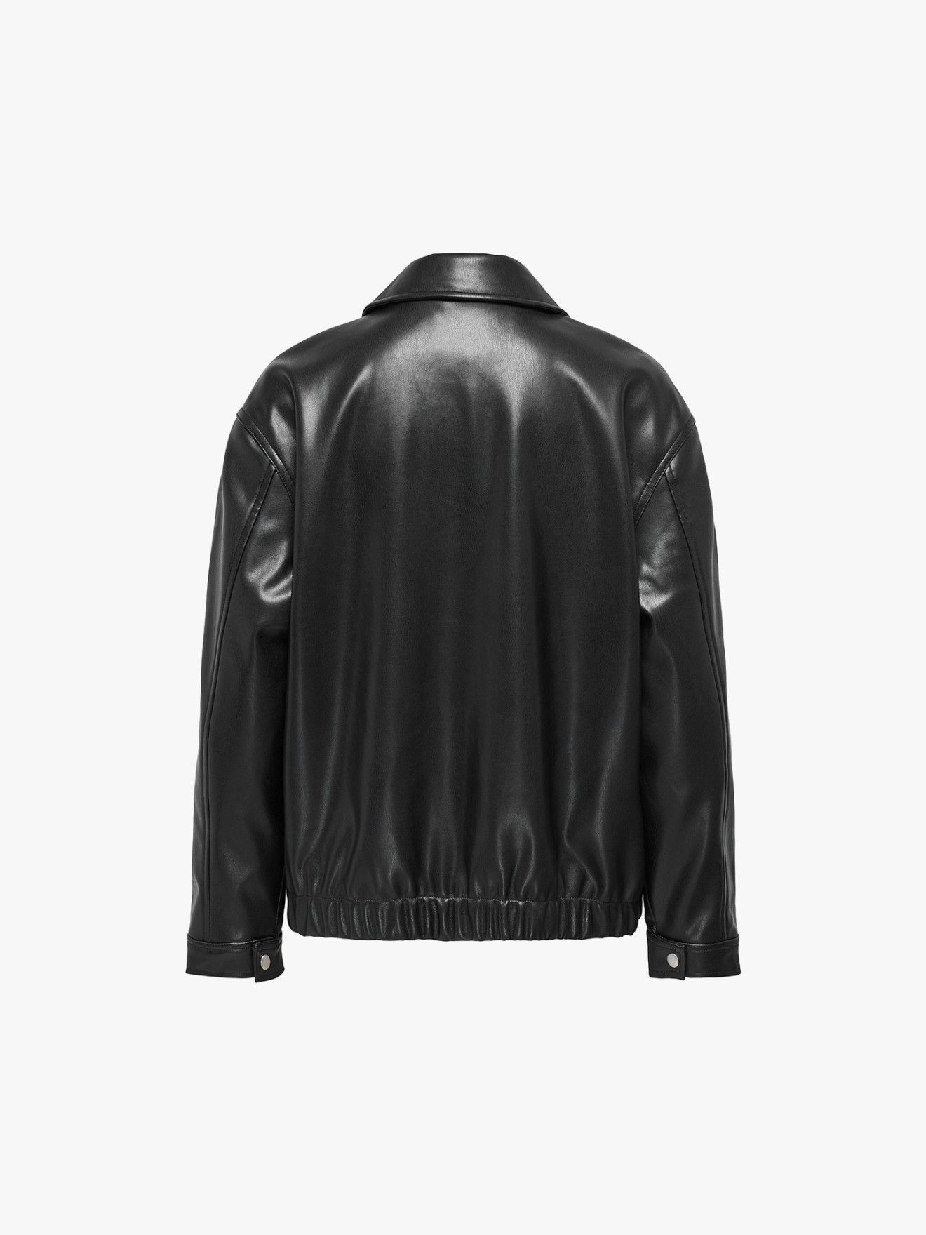 Casaco Bomber em Pele Sinttica