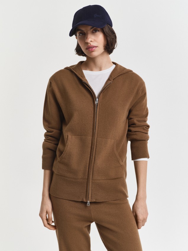 Casaco de Malha com Capuz