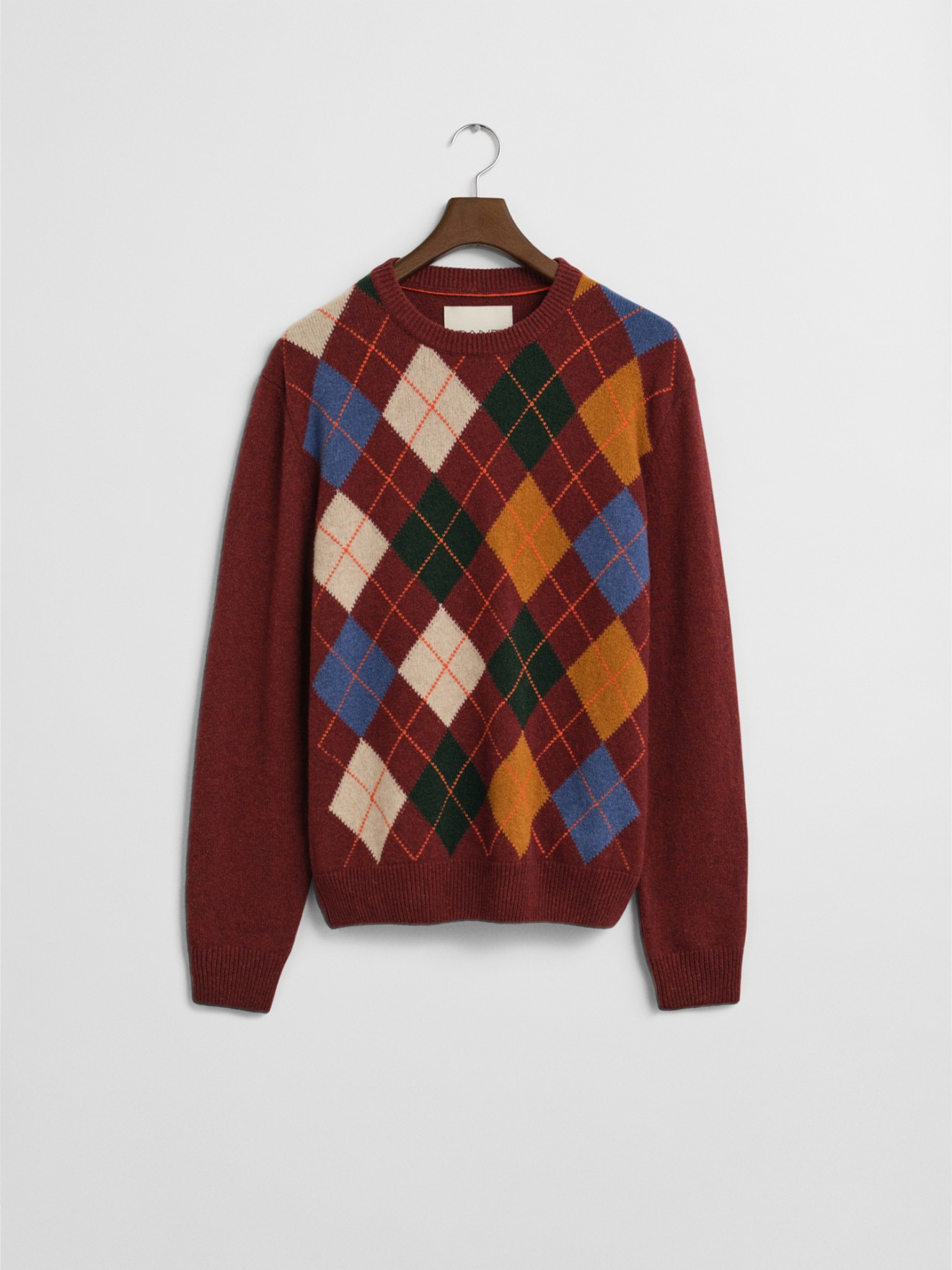 Camisola de Malha com Padro Losango