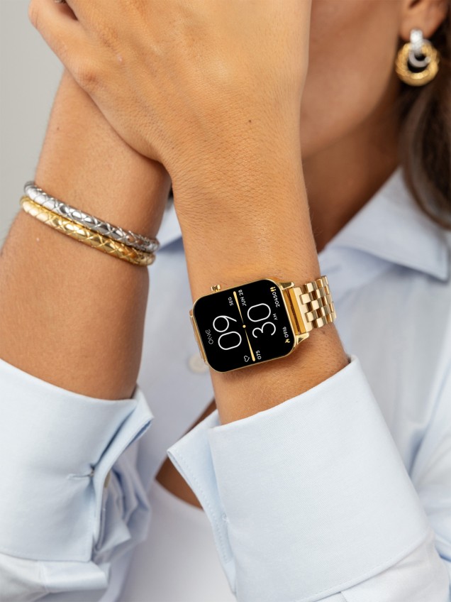 Smartwatch One MagicCall Gold Links