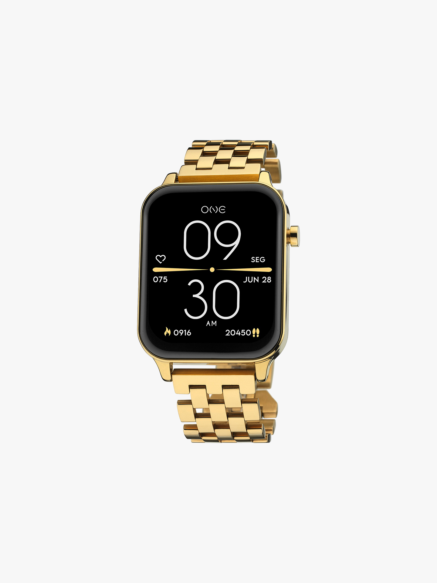 Smartwatch One MagicCall Gold Links