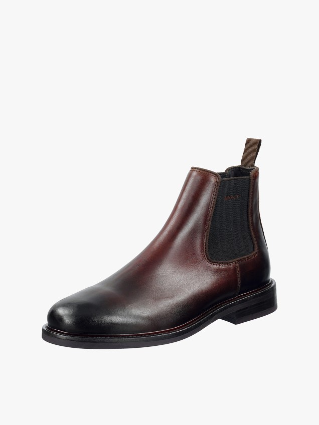 Botins Chelsea em Pele