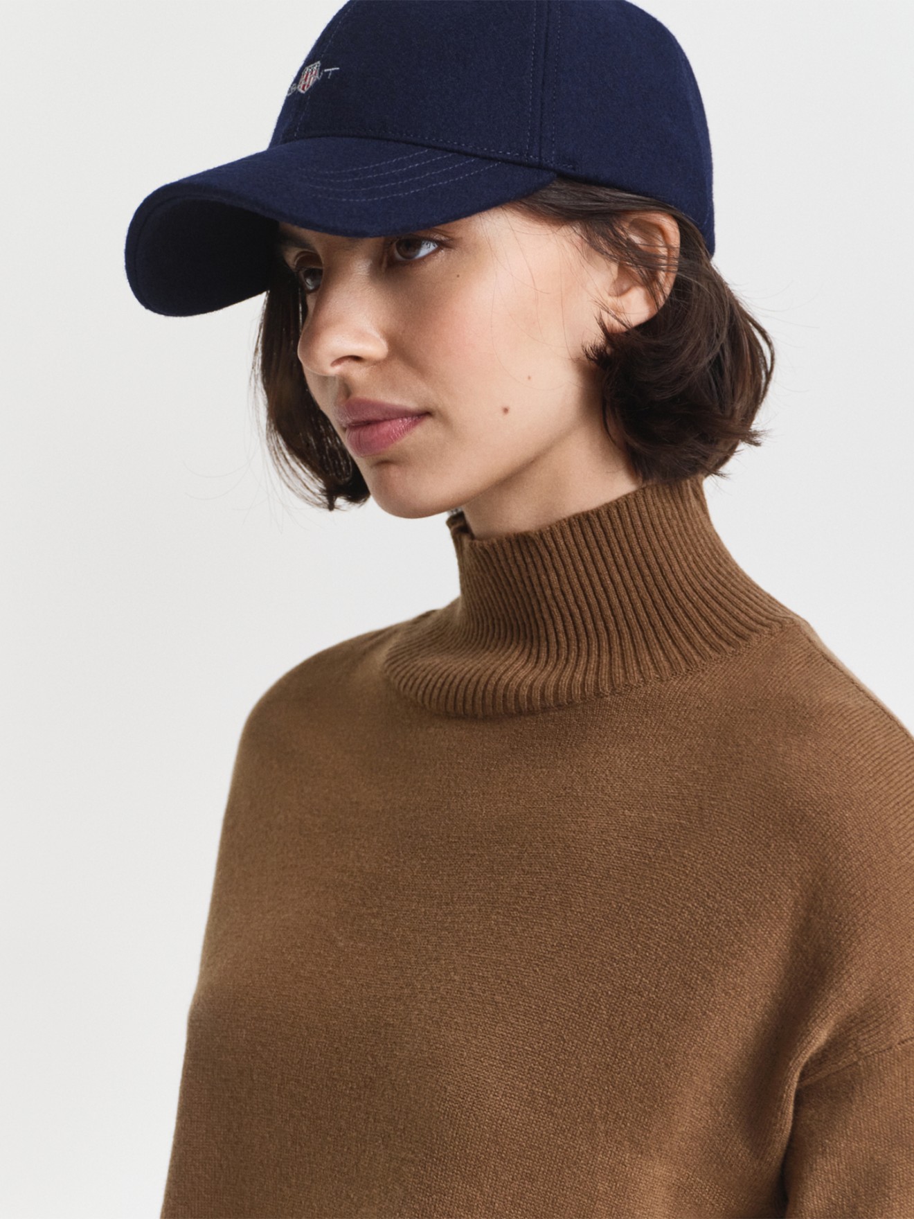 Camisola de Malha com Gola Alta