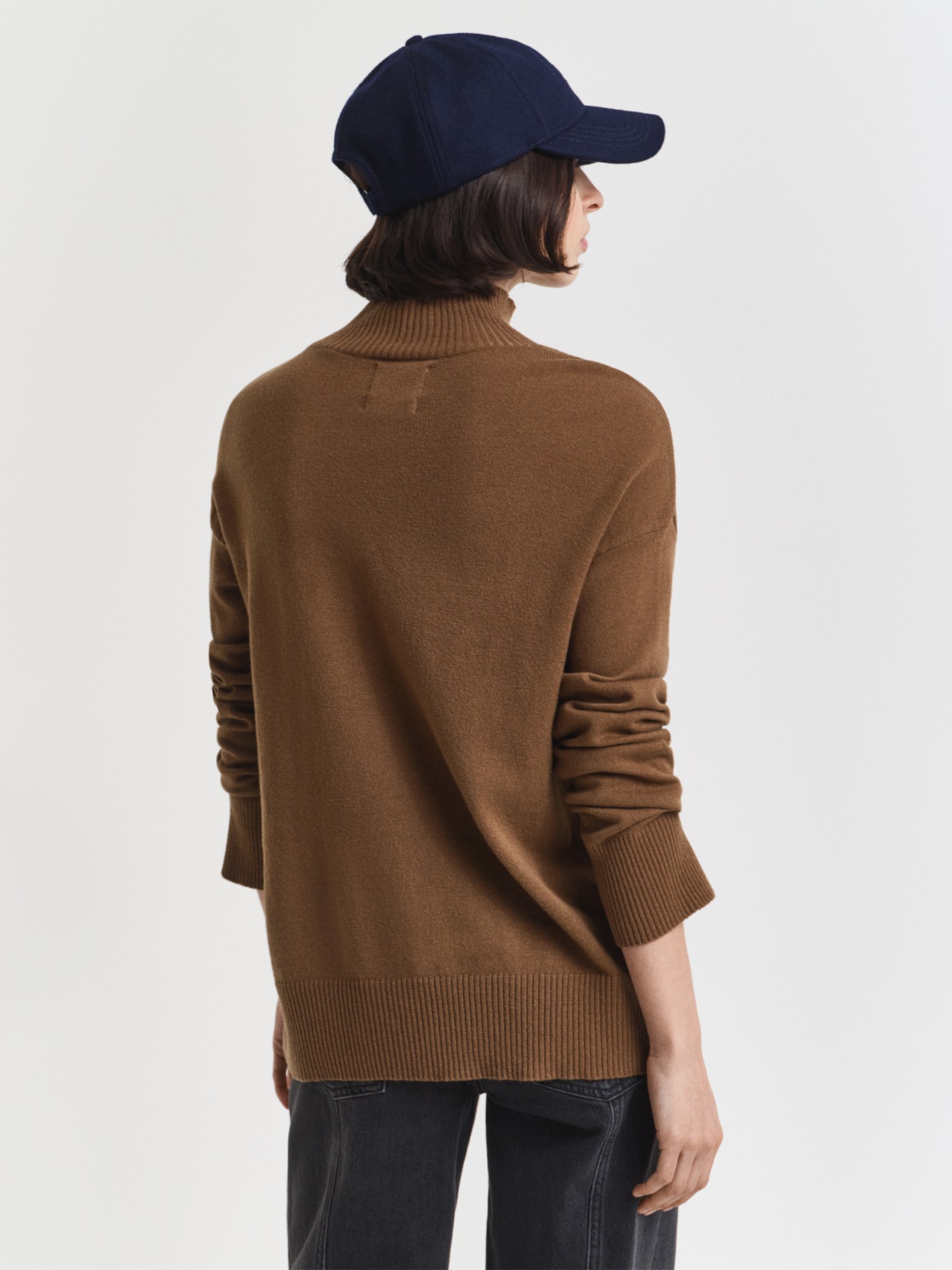 Camisola de Malha com Gola Alta