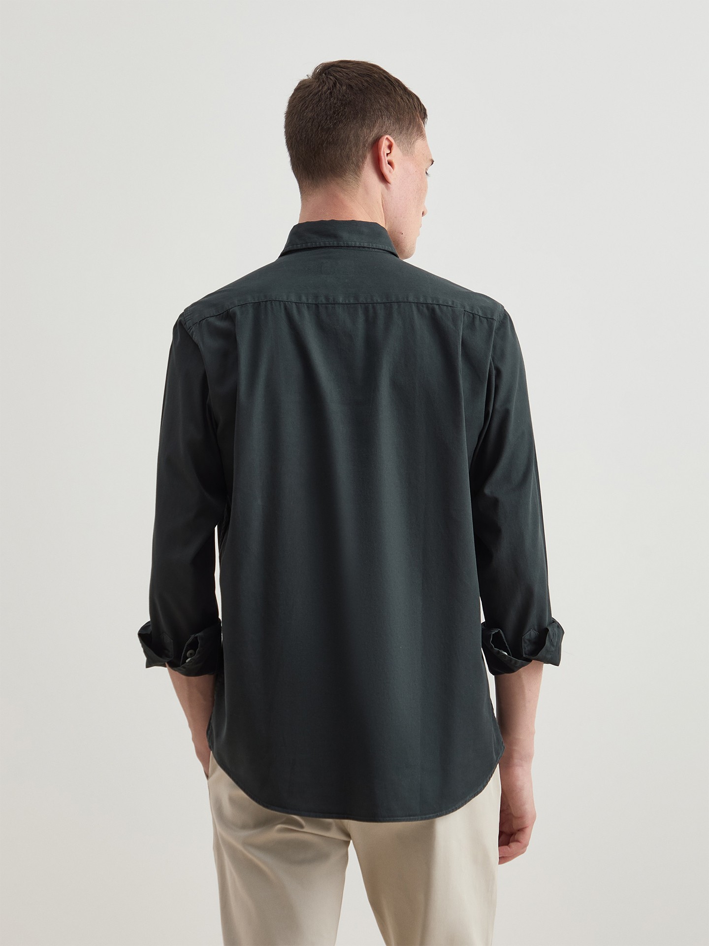 Camisa de Algodão Regular Fit