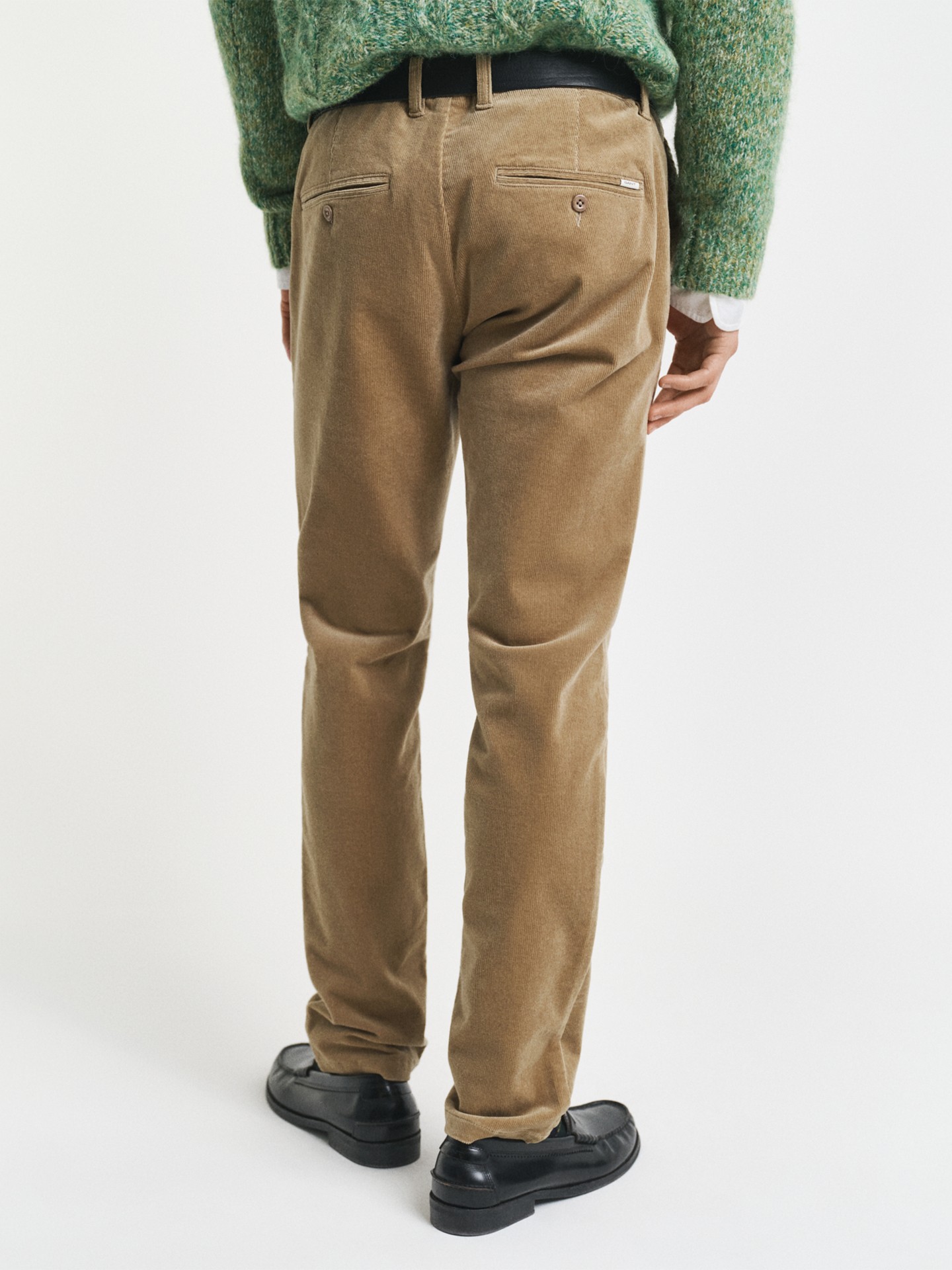 Calças de Bombazina Slim Fit