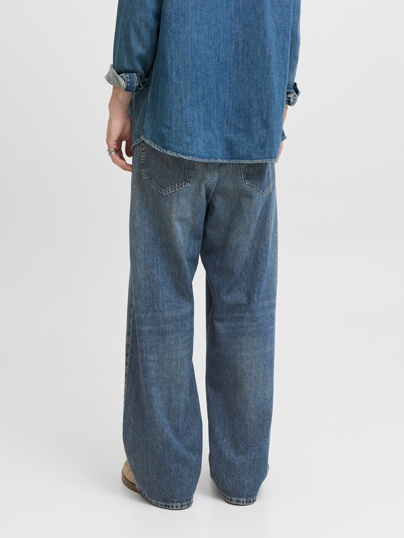 Calças de Ganga Wide Fit