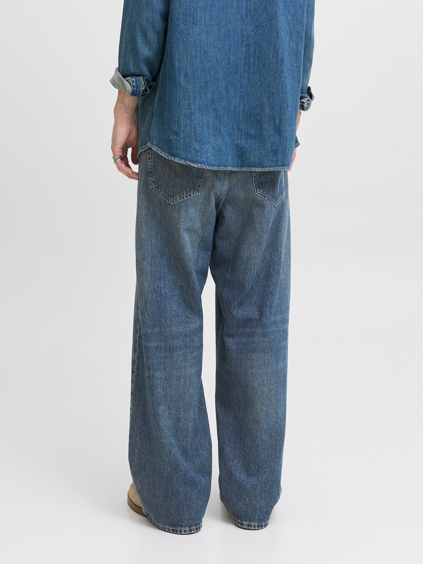 Calças de Ganga Wide Fit