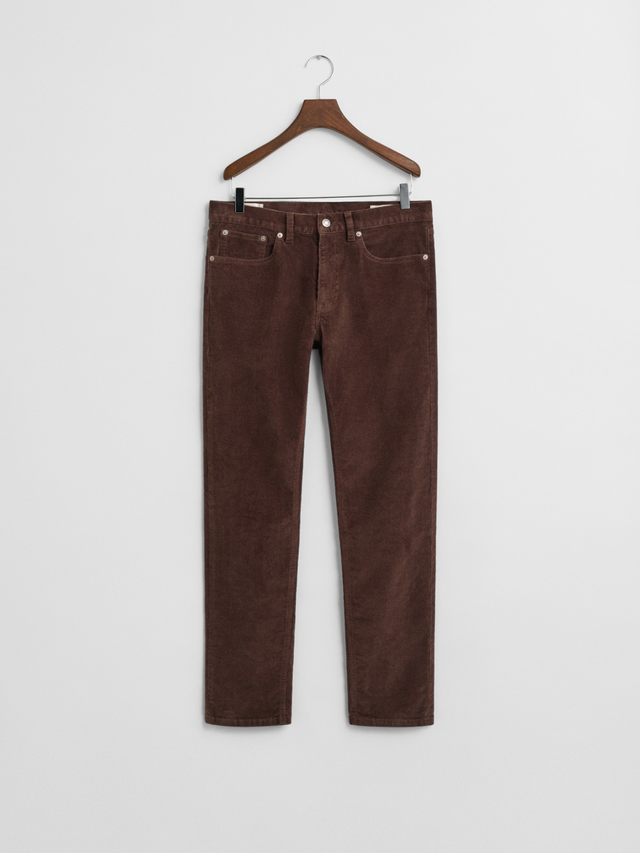 Calças de Ganga em Bombazine Slim Fit