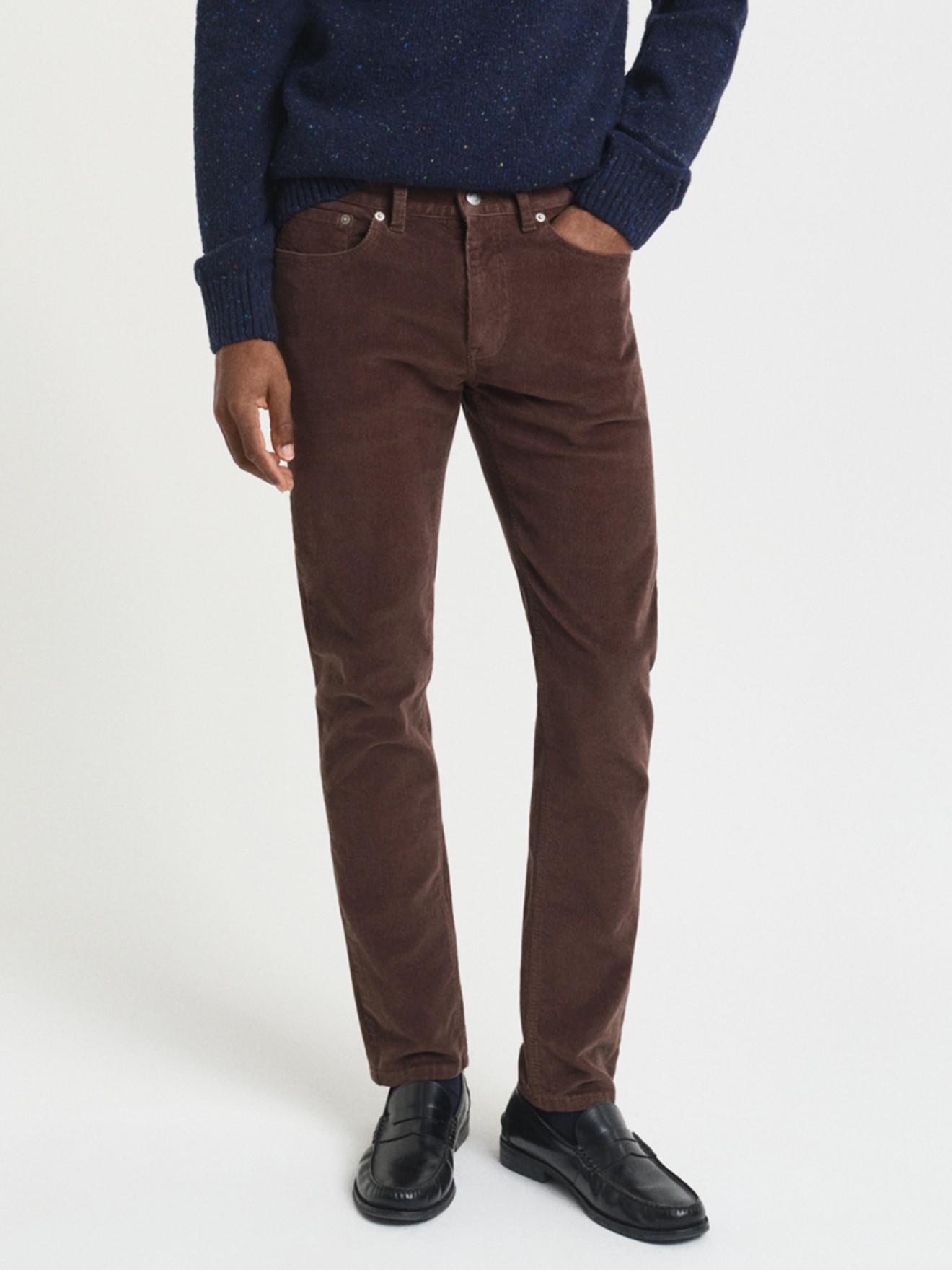 Calas de Ganga em Bombazine Slim Fit