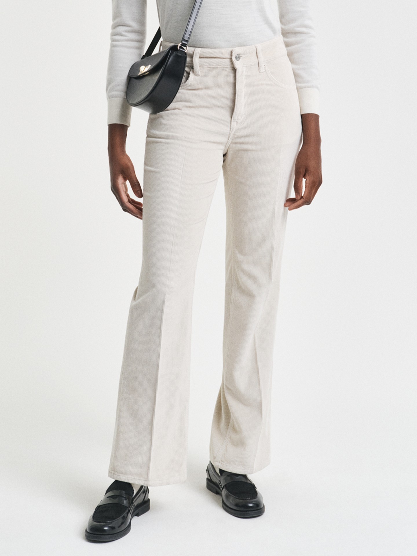 Calças de Bombazina Slim Fit