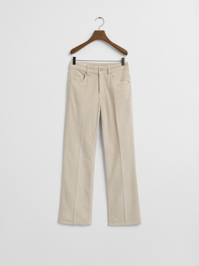 Calças de Bombazina Slim Fit