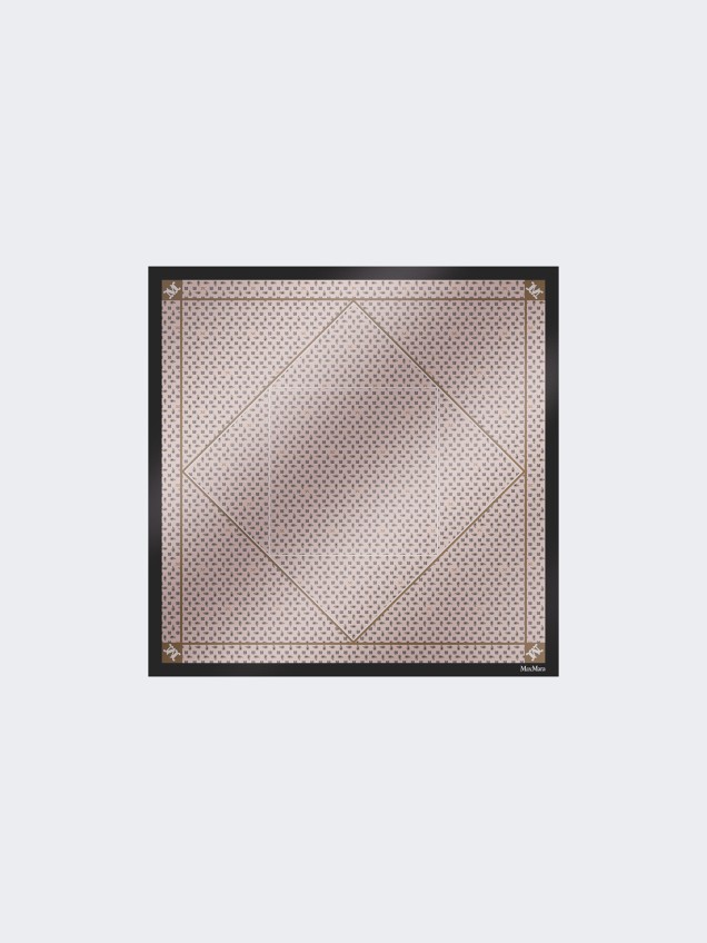 Lenço Quadrado de Seda MXACARRE90W1