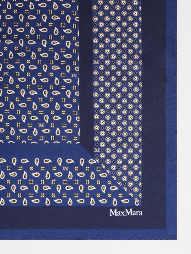 Lenço Quadrado de Seda MXACARRE90W1