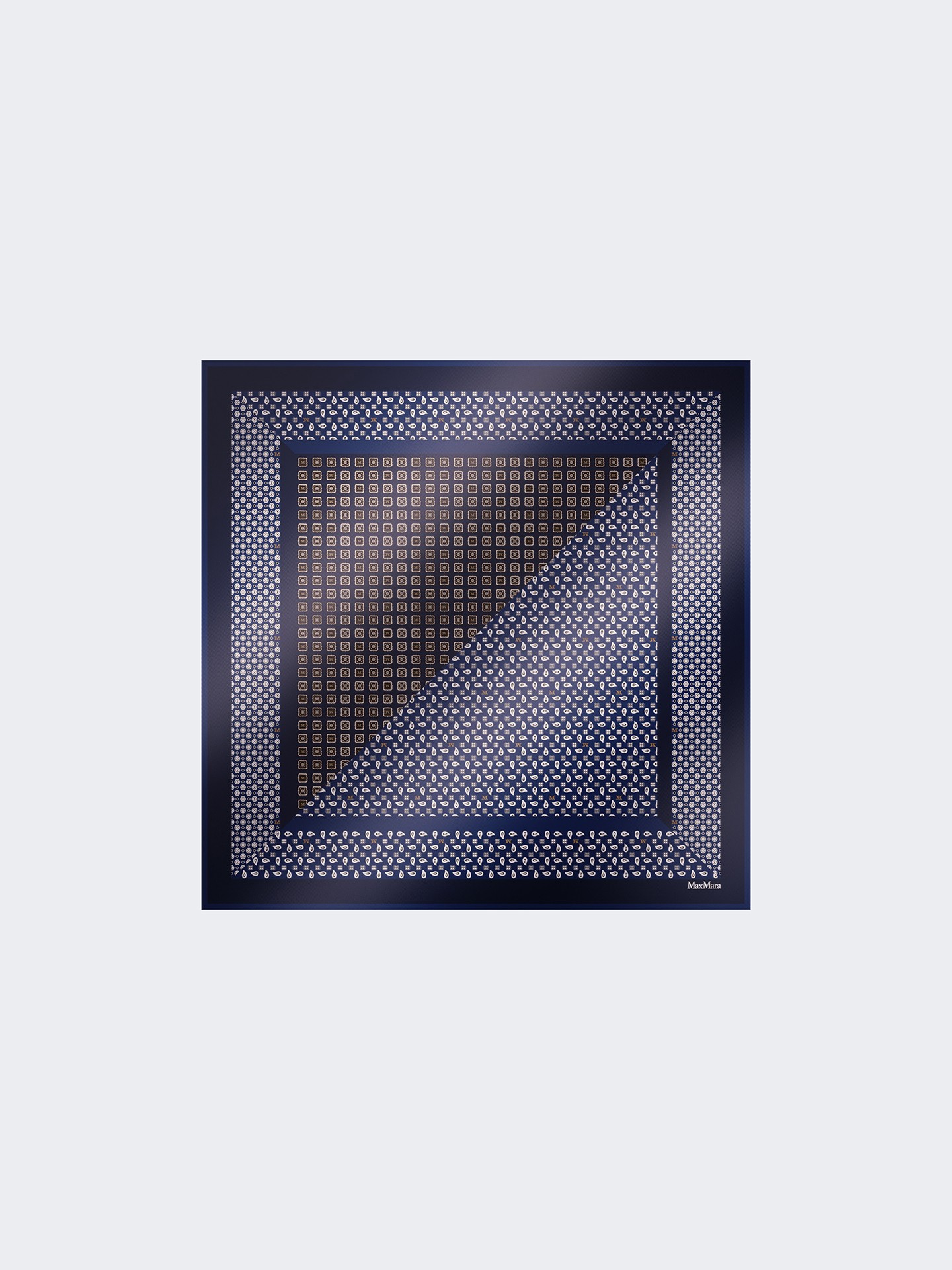 Lenço Quadrado de Seda MXACARRE90W1