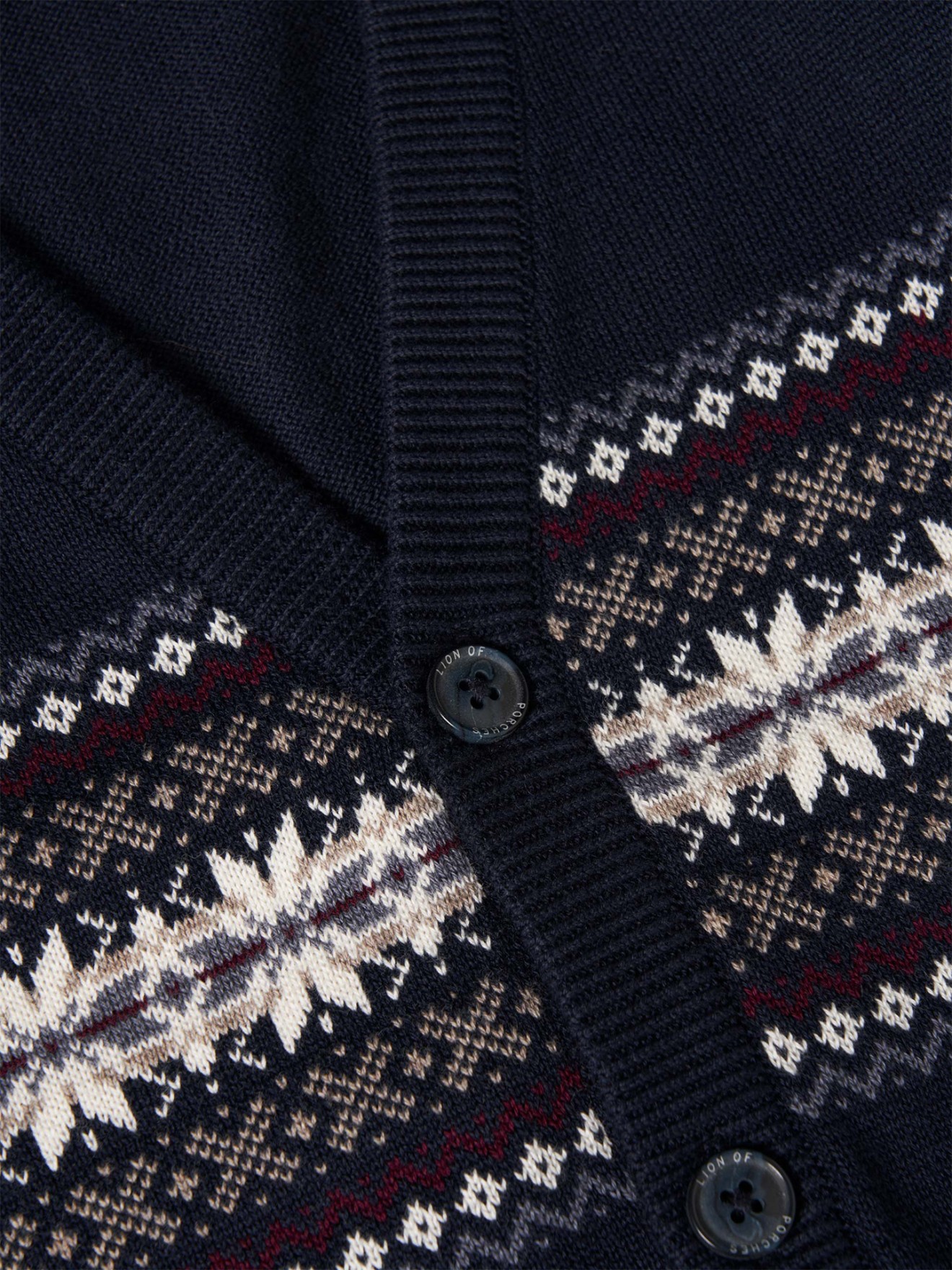 Casaco de Malha com Padro Jacquard