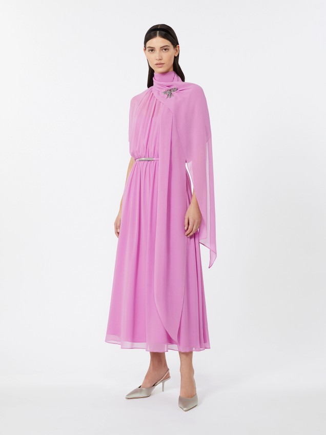 Vestido de Cerimónia de Seda Pineta