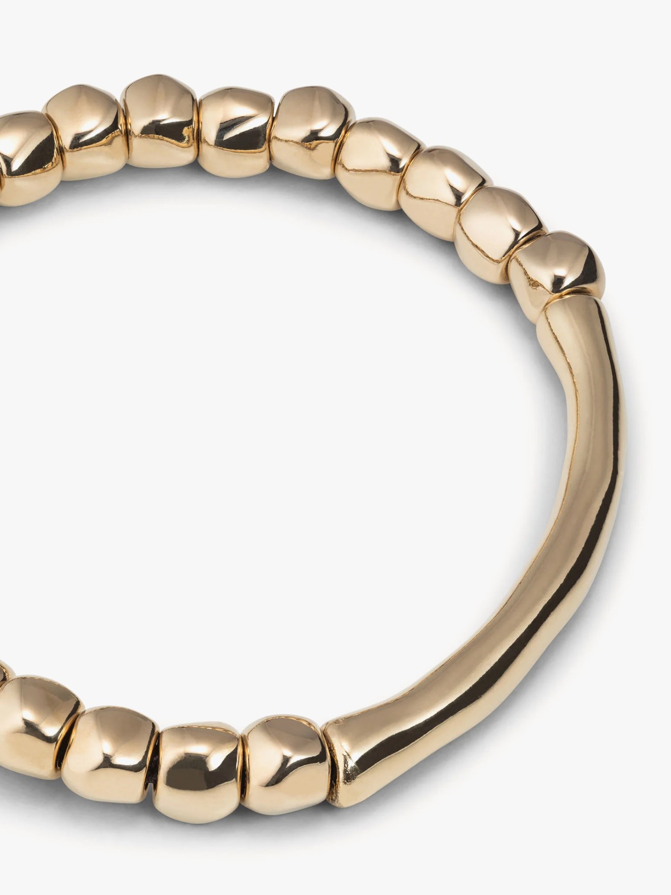 Pulseira de Contas com Barra Central