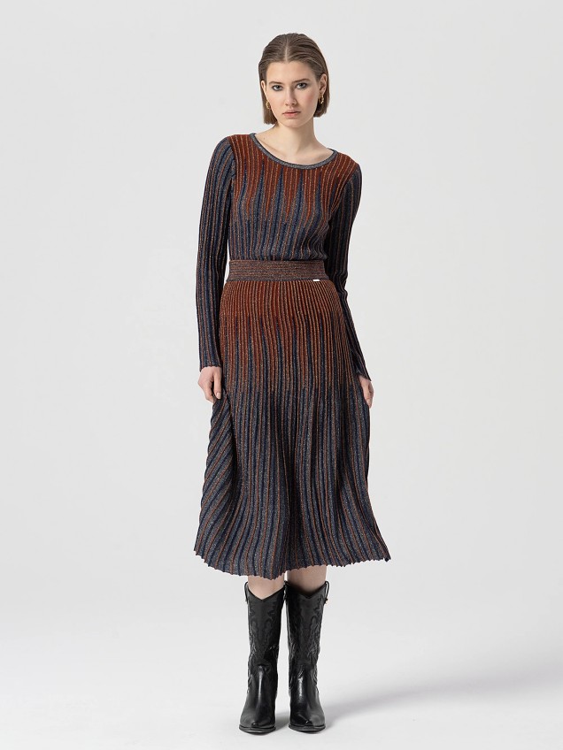 Saia de Malha em L e Lurex