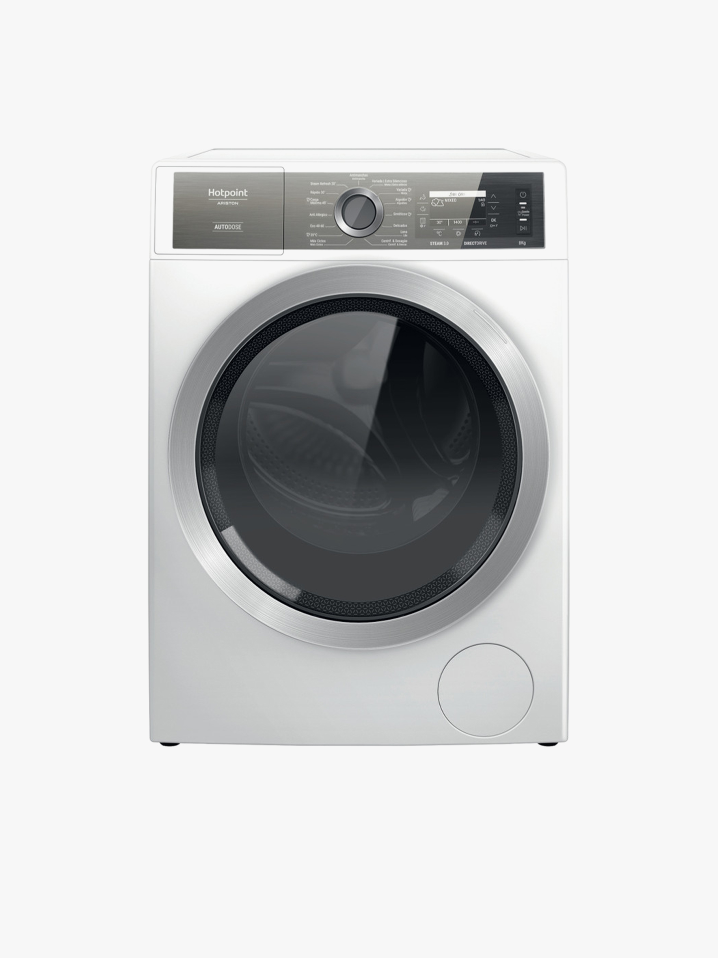 Máquina de Lavar Roupa H8 89AD de Carga Frontal 8kg