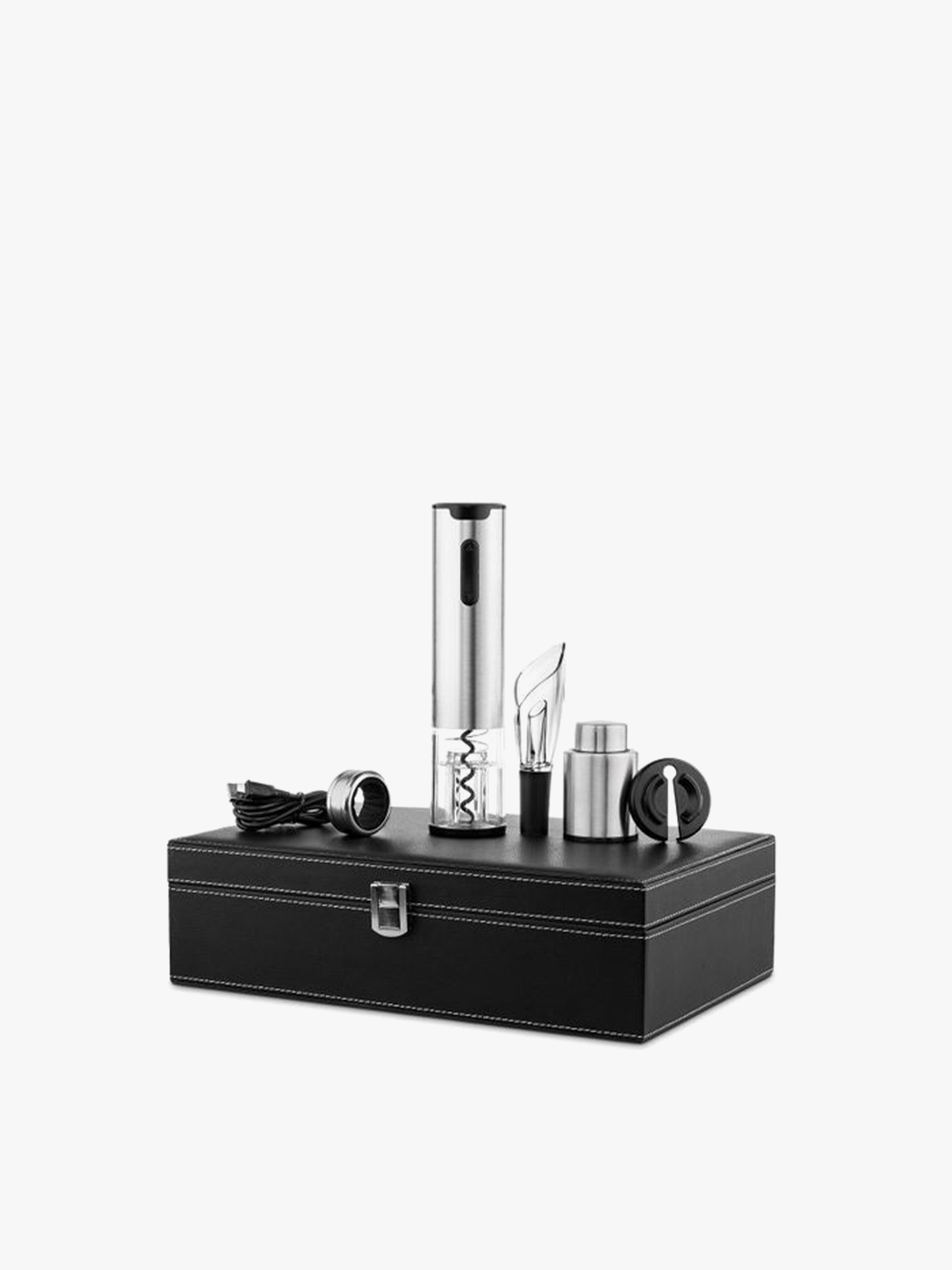 Conjunto de Saca-rolhas Recarregvel com Estojo